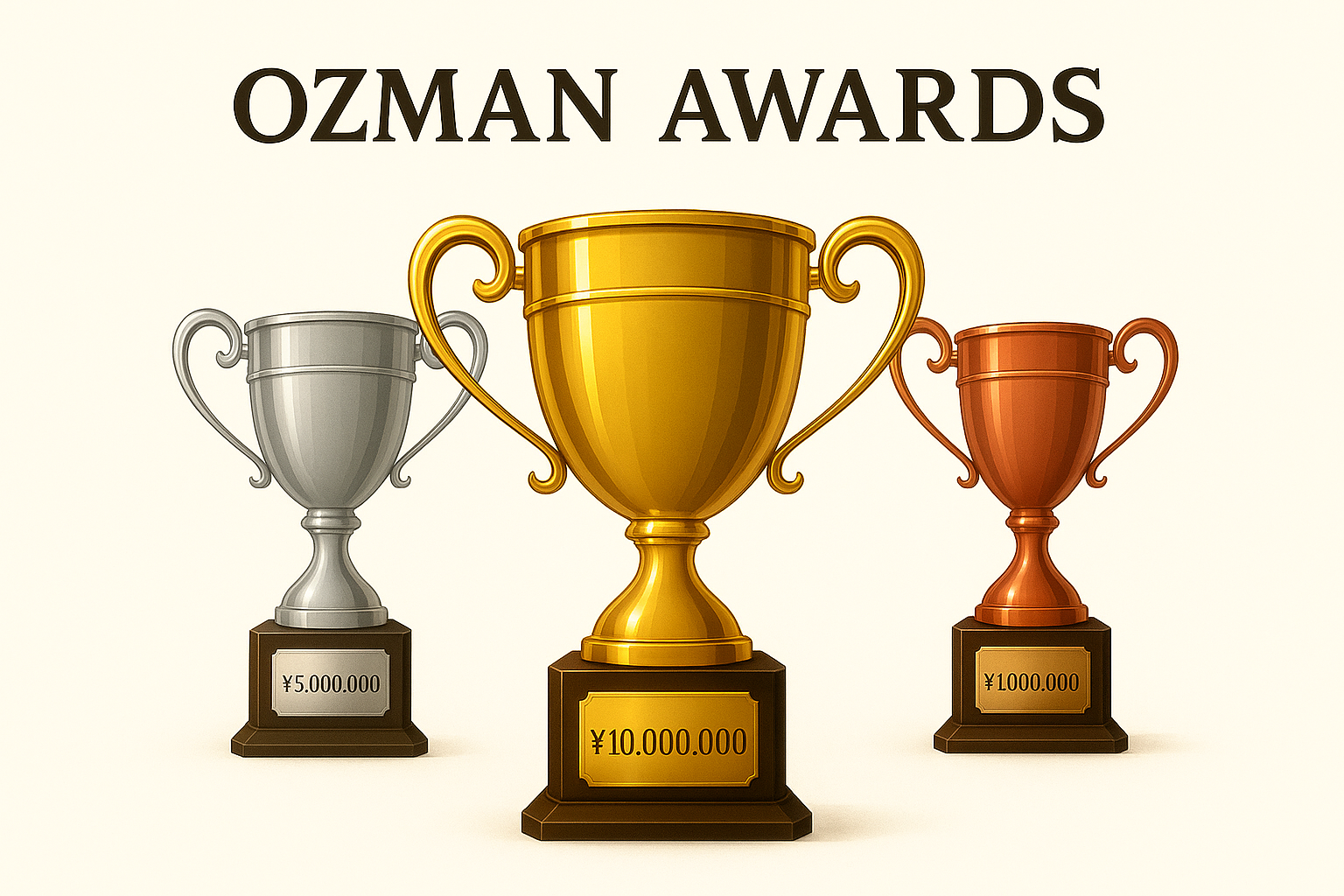 OZMAN AWARDS トロフィー画像