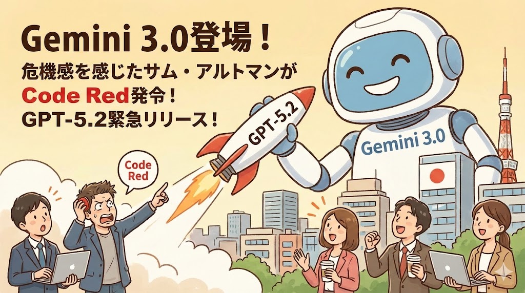 GPT-5.2リリース！AIの機能や性能から見えるリーディングカンパニー3社の独自戦略とは？