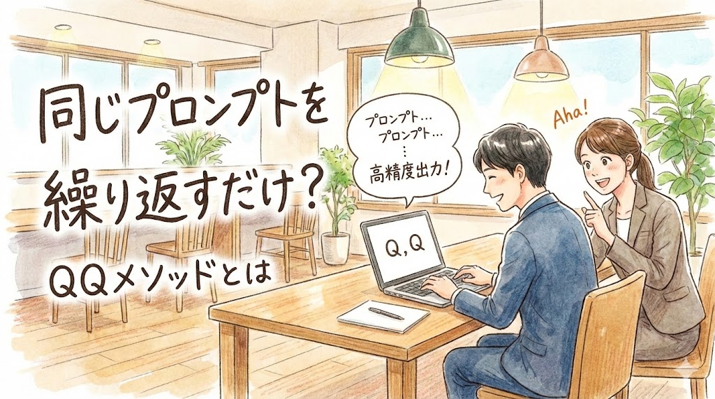 同じプロンプトを繰り返すだけで精度が上がる？「QQメソッド」とは