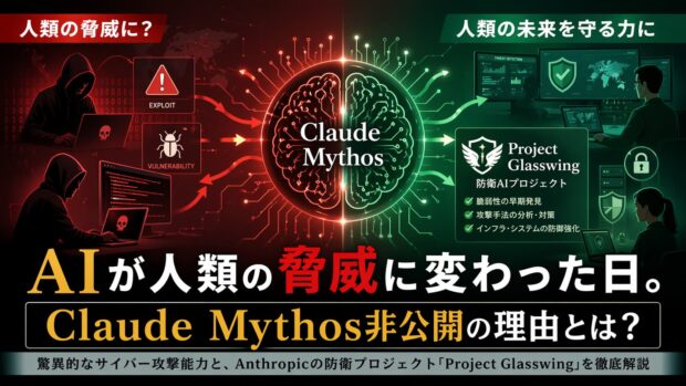 AIが人類の脅威に変わった日。Claude Mythos非公開の理由とは？