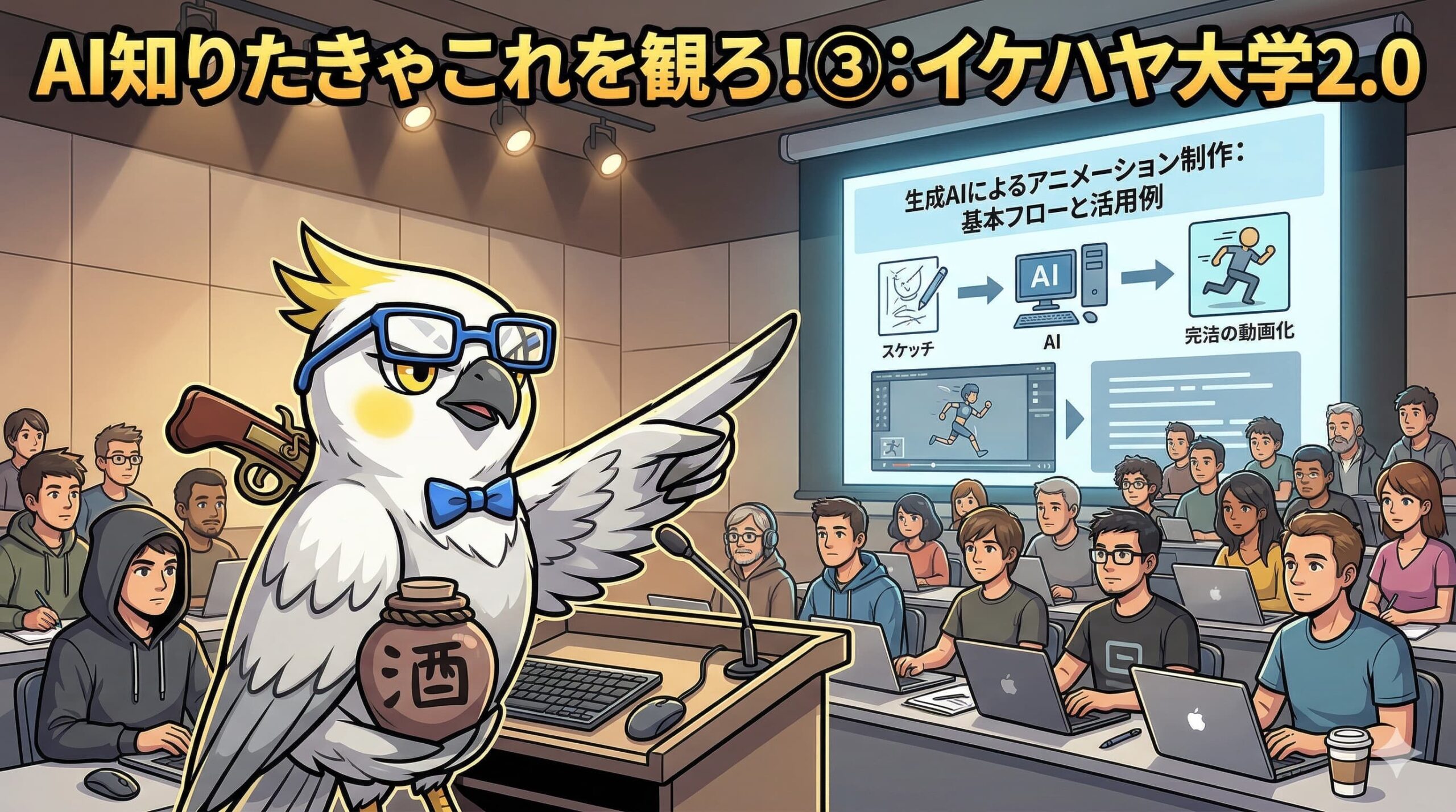 AI知りたきゃこれを観ろ！③：イケハヤ大学2.0
