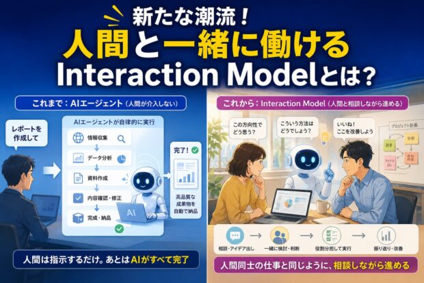 新しいAIの潮流！「Interaction Model」とは？
