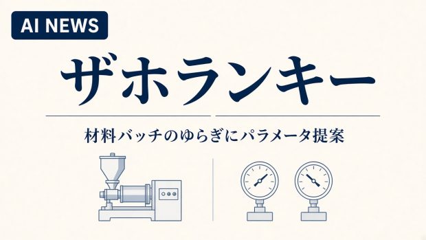 ドイツの医療機器射出成形。材料バッチのゆらぎに、ライブ学習のパラメータ提案