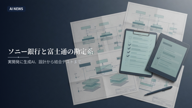 ソニー銀行と富士通の勘定系。実開発に生成AI、設計から結合テストまで